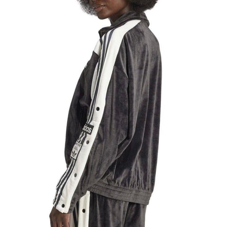 adidas アディブレイク ベロア トラックトップ 重盛さと美 XL ブラック