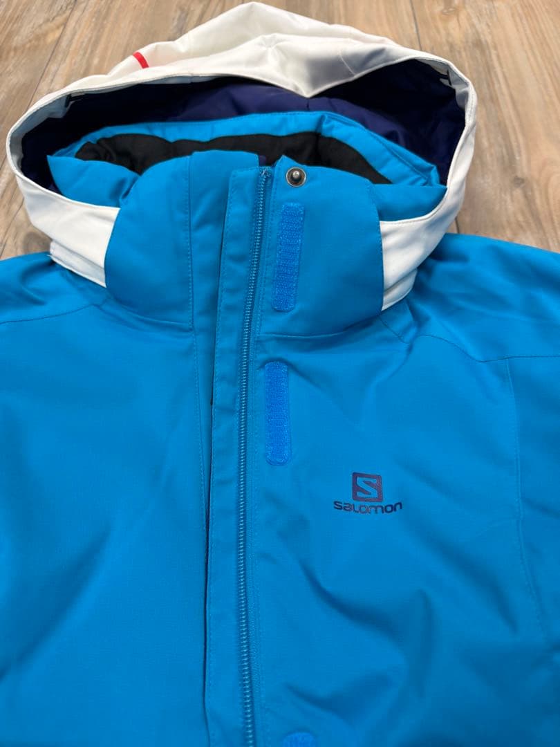 Salomon スキー用ジャケット Sサイズ 青/白. NEW