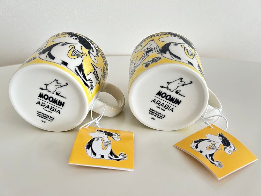 スコープ特注　アラビア　ムーミン　オペラ　マグ　プレート　わしゃ紙付き