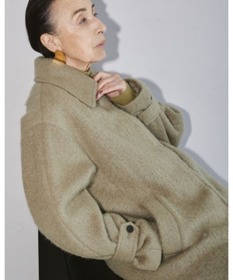 todayful トゥデイフル シャギーオーバーコート