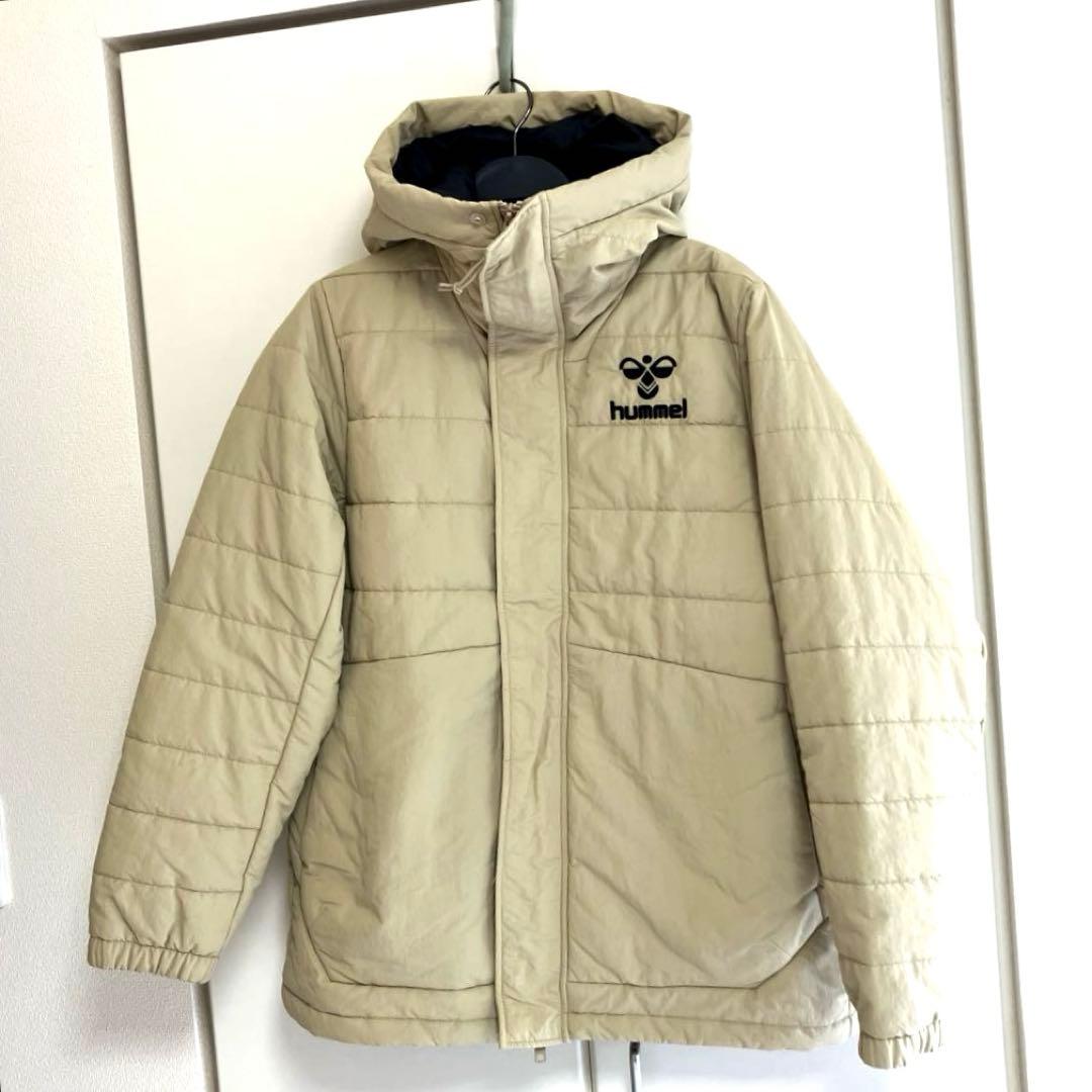 M 極美品　hummel ヒュンメル　メンズパーカー　ダウンジャケット　サッカー