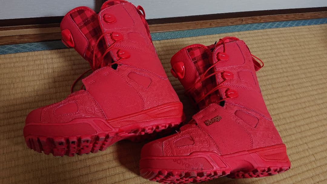 SALOMON サベージ 25,5 レッド 二回ほど使っています。長期保管品