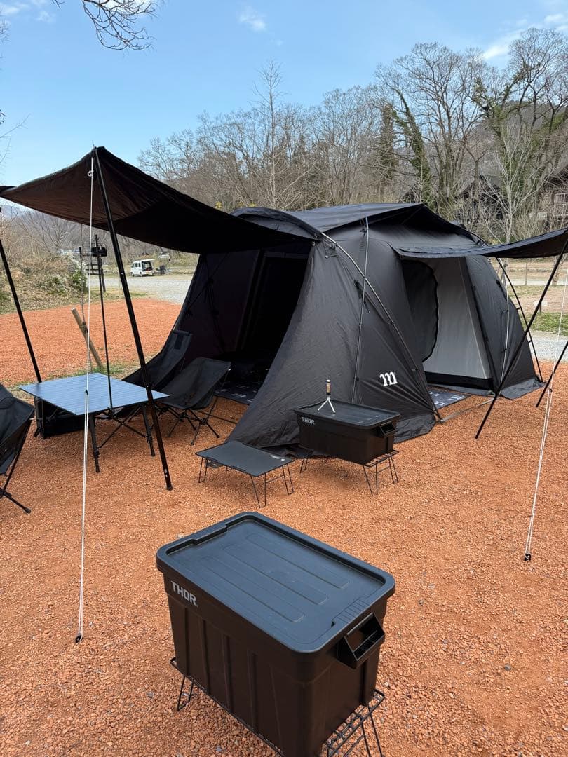 MURACO ムラコ ZIZ ジズ テント シェルター ブラック 2ルーム