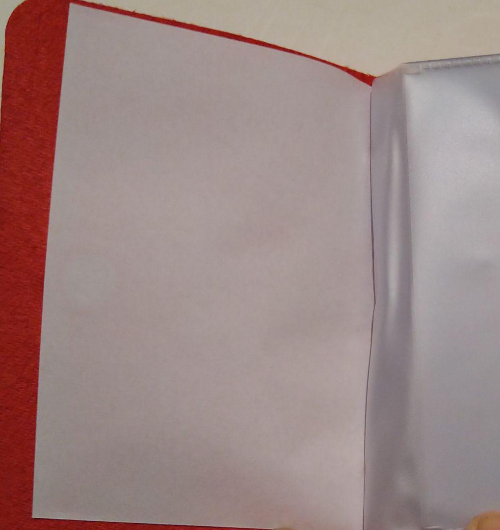 新品　未使用 6色 本革調 カードケース 24枚 ブルー