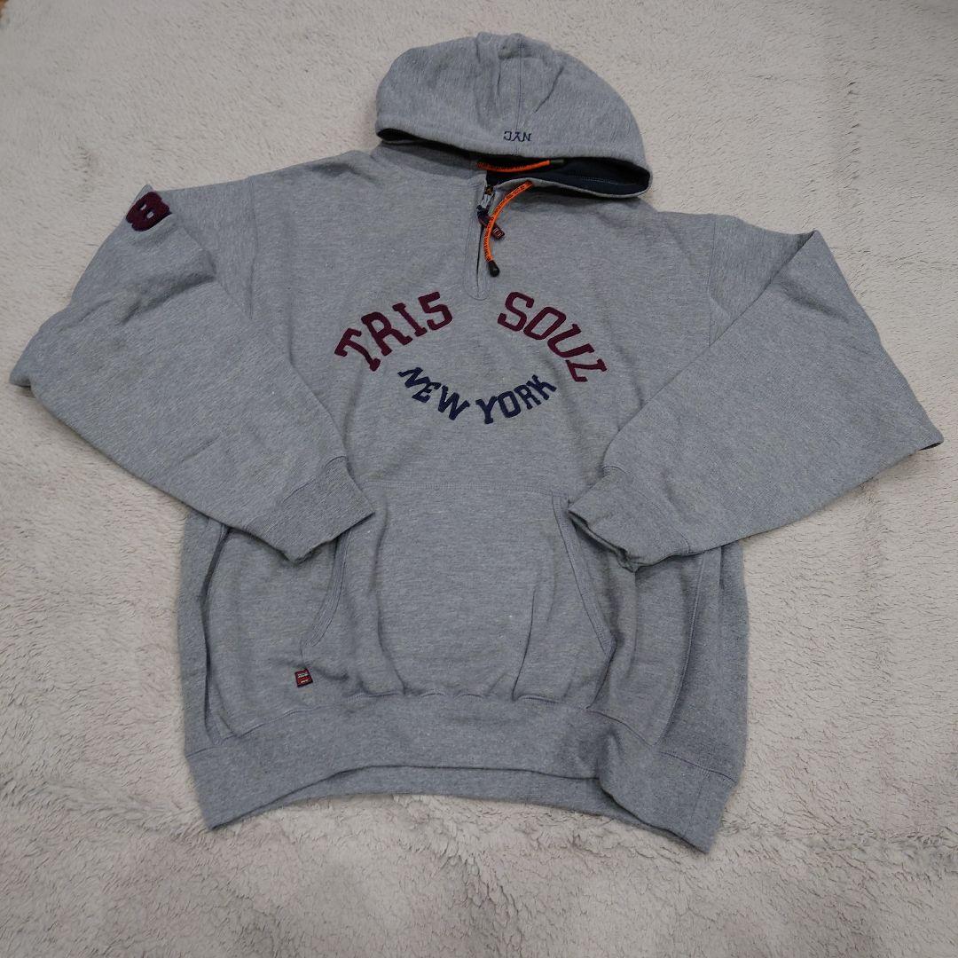555 SOUL トリプルファイブソウル パーカー グレー XL