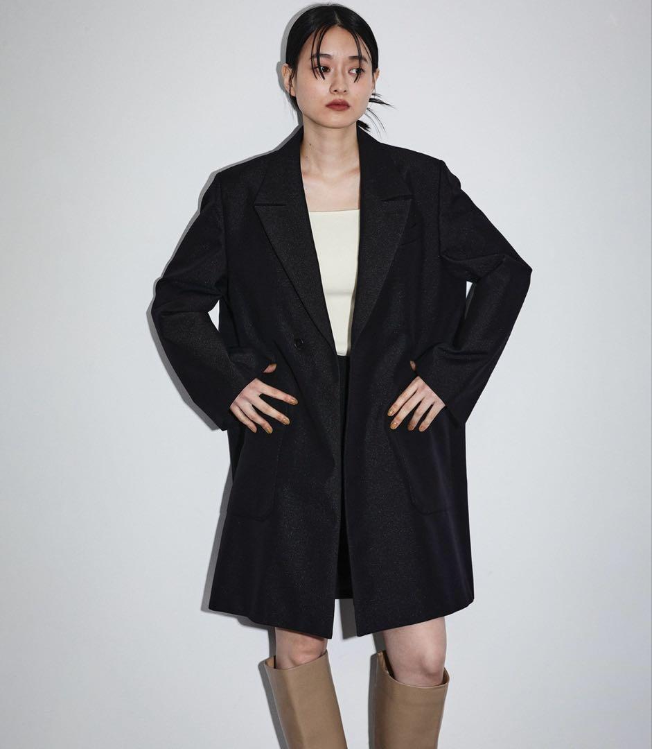 ADAM ET ROPE' ボクシーミドルジャケットコート