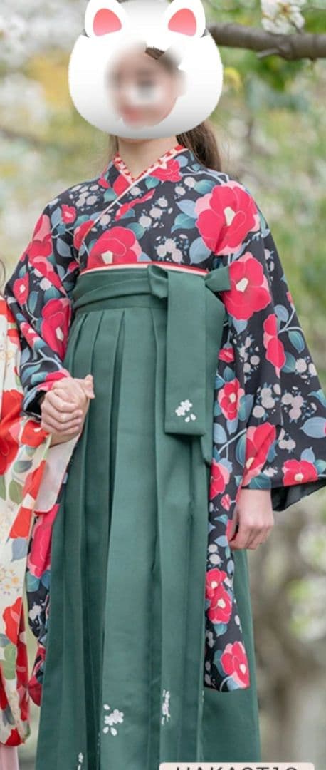 簡単袴セット！ 小学校 卒業式 和装 着物 ！キャサリンコテージ。下着。肌襦袢