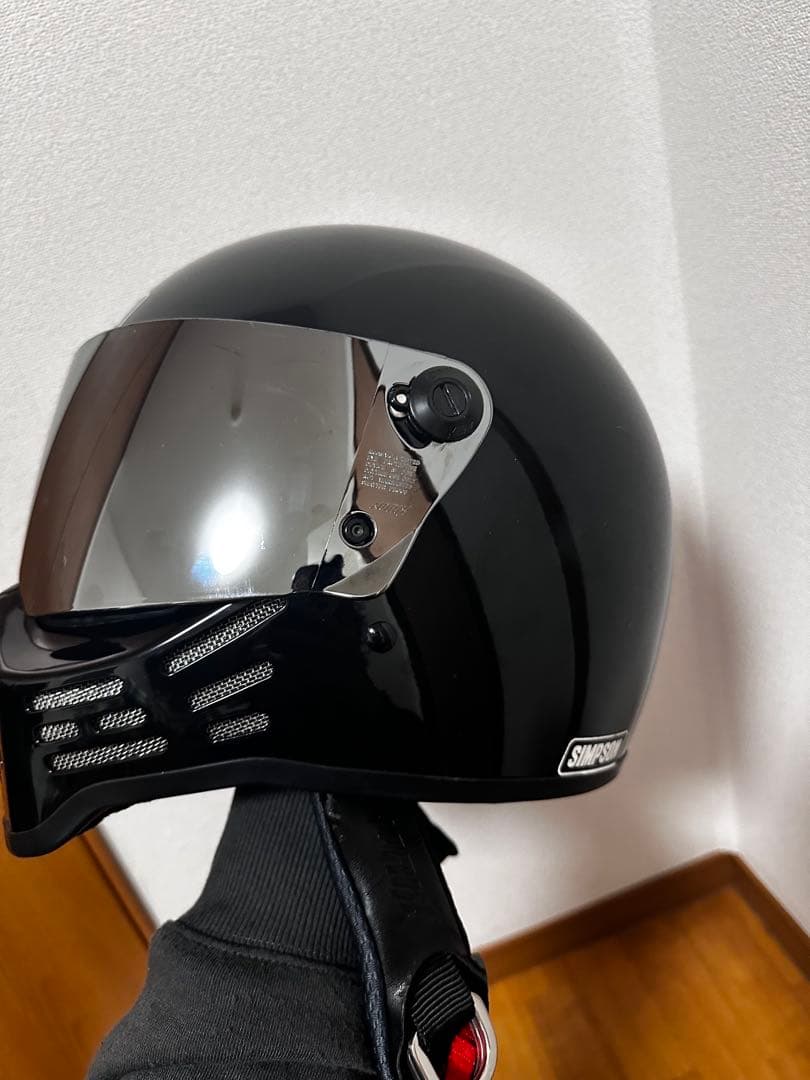 SIMSON ブラック フルフェイスヘルメット　59cm