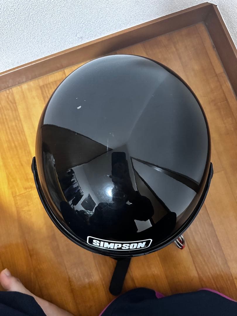 SIMSON ブラック フルフェイスヘルメット　59cm