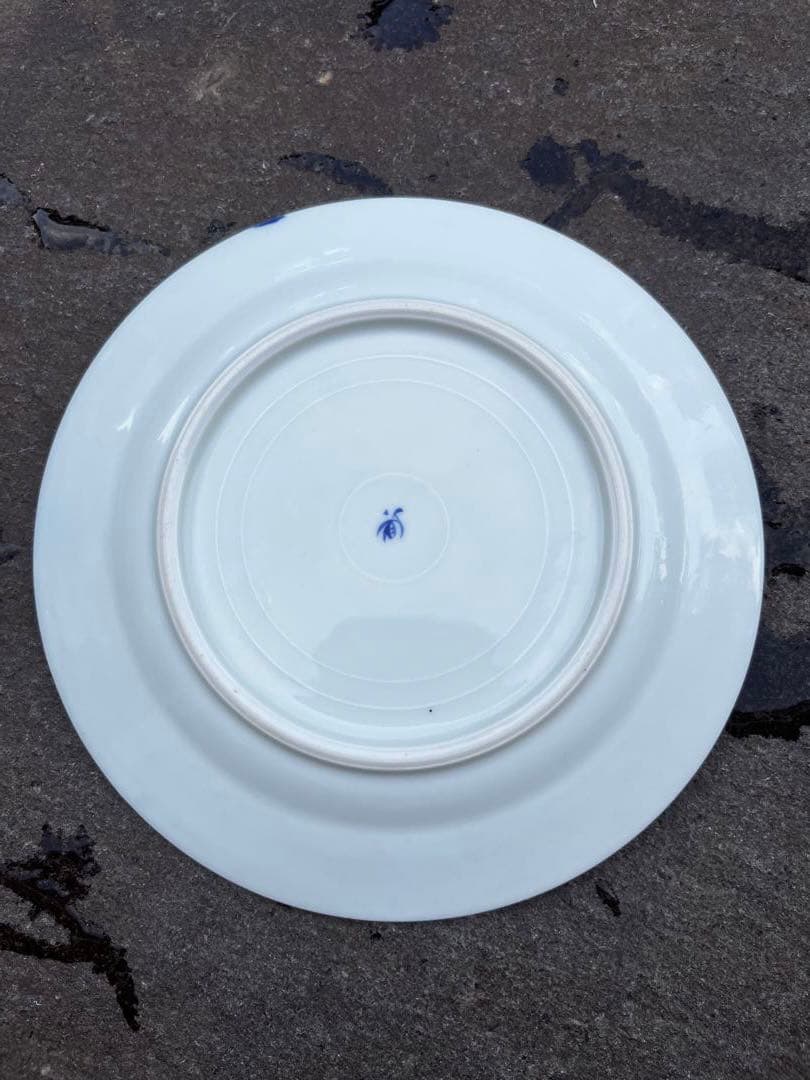 希少　香蘭社　有田焼　パン皿　20cm 4枚セット　アンティーク