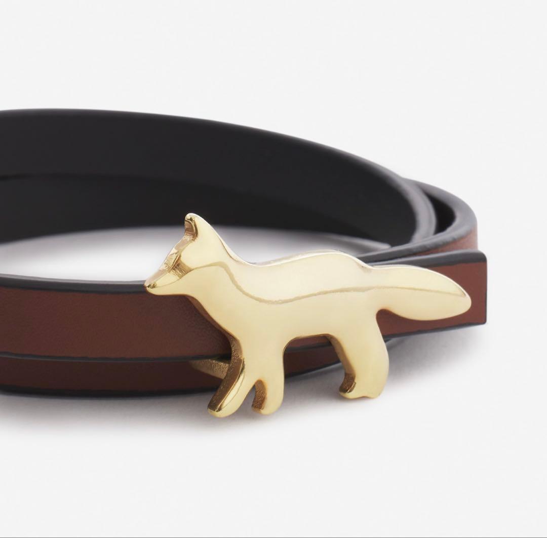 【メゾンキツネ】MAISON KITSUNÉ プロフィールフォックスブレスレット