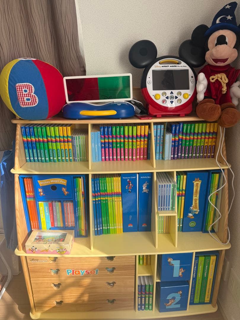 【ai】ディズニー英語システム【未使用品多数　超美品　一部欠品あり】