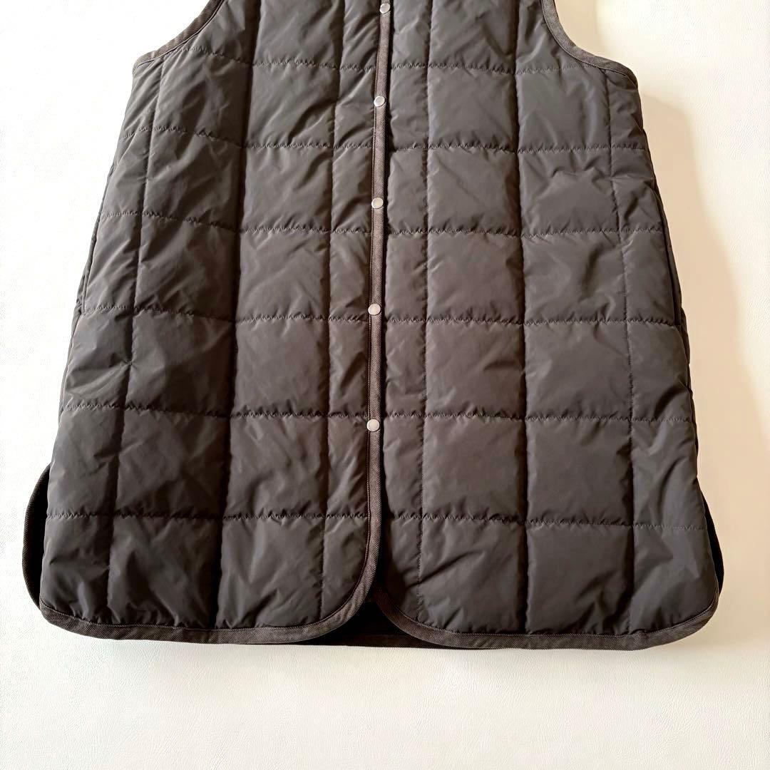 ■ダーマコレクション 【定価2.9】パイピングデザイン中綿キルティングロングジレ