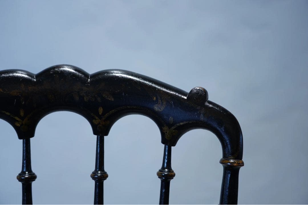 ナポレオンチェア　Napoleon Chair フランスアンティーク　花柄