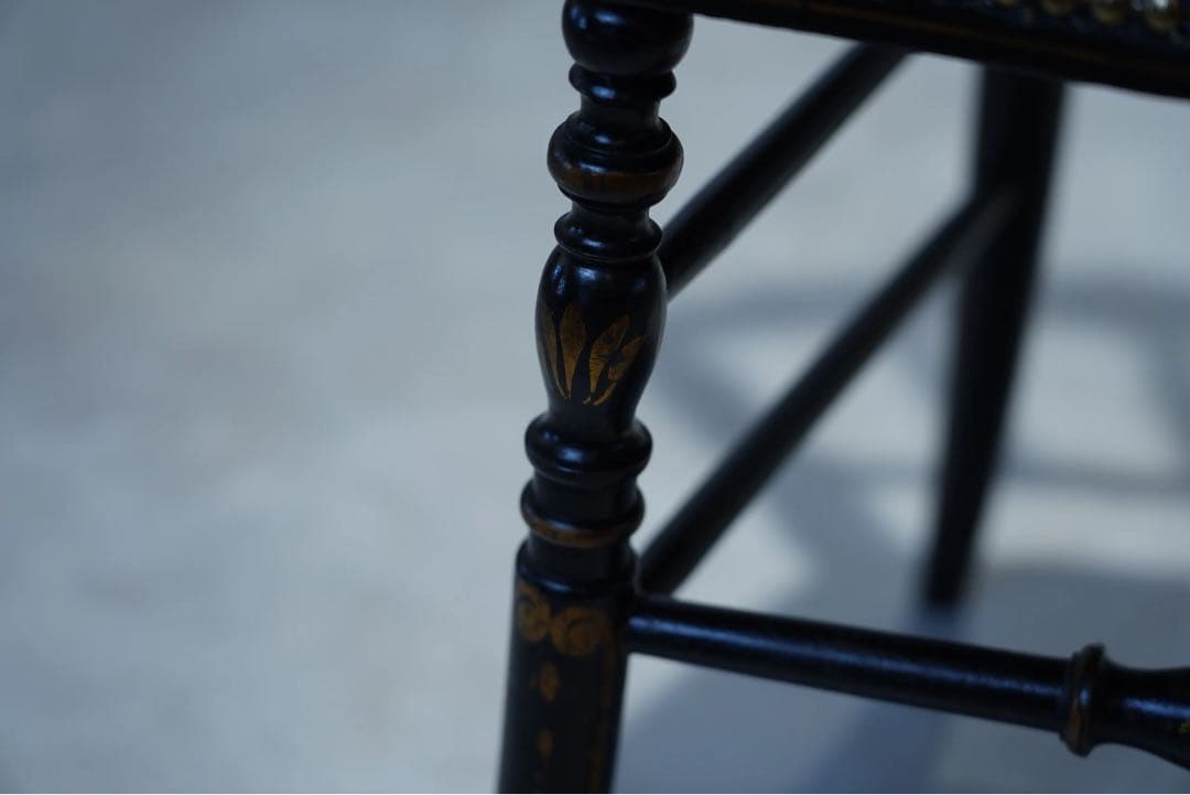 ナポレオンチェア　Napoleon Chair フランスアンティーク　花柄