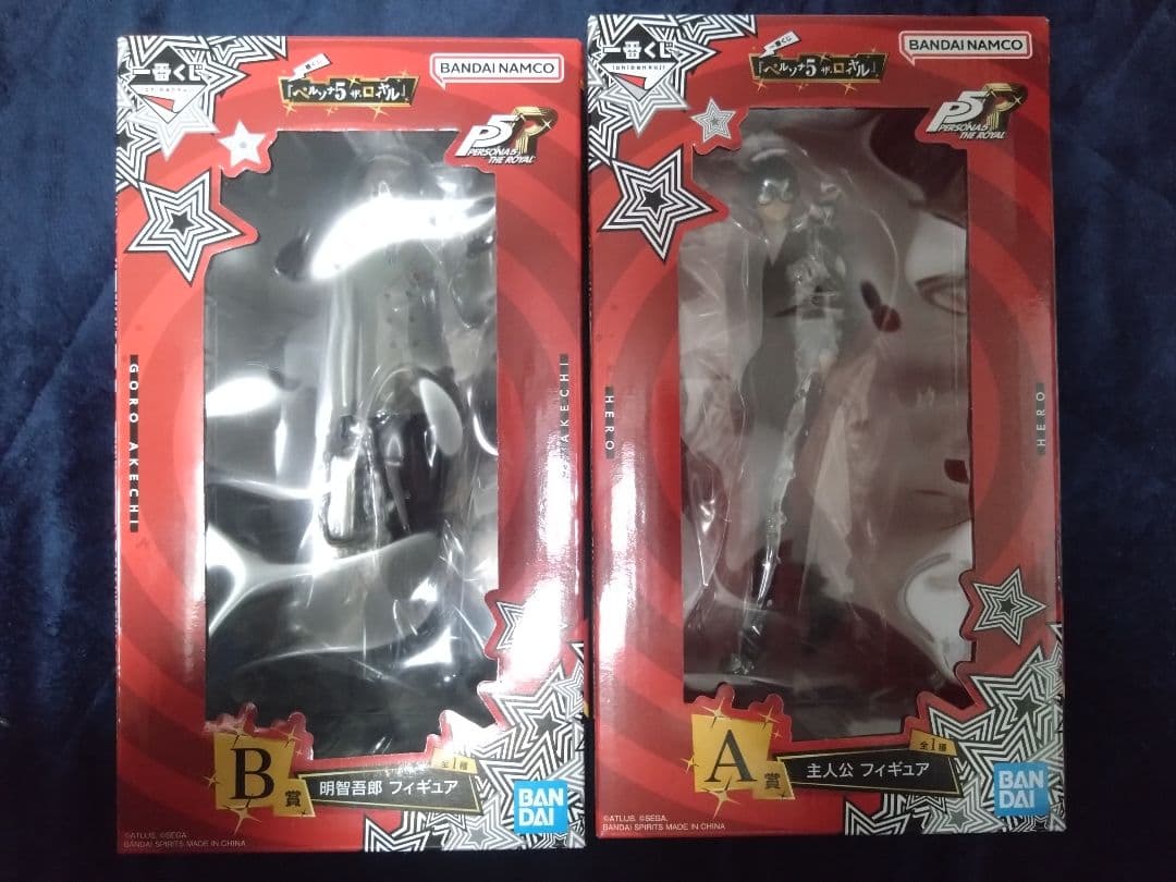 一番くじ ペルソナ5 ザ・ロイヤル A賞＋B賞フィギュア＋H賞3枚セット