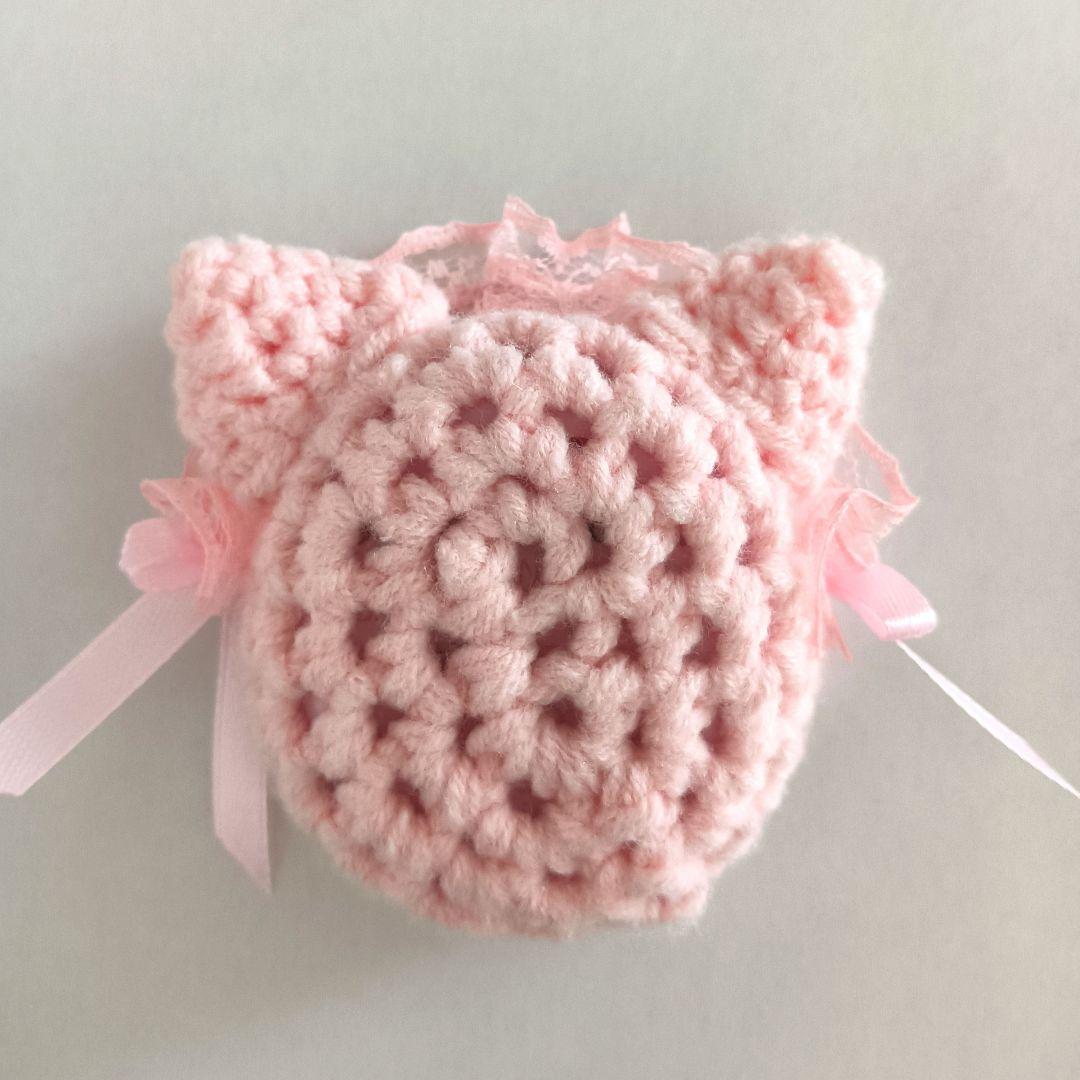 たまごっちスマート・ユニカバー　メイド風　ピンクねこちゃん　パール♡　りぼん♡