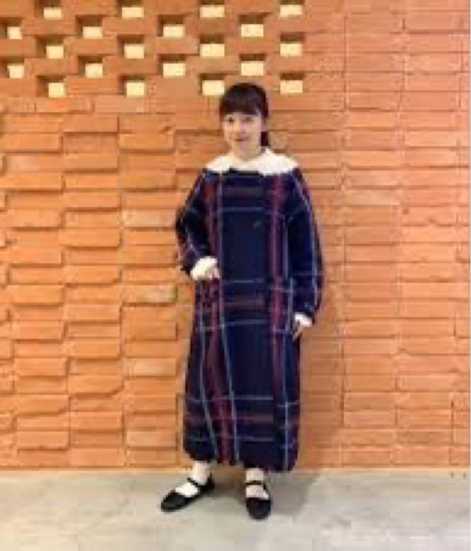 本日値下げ！BEAMS BOY スライバーニット ダブルコート ネイビー