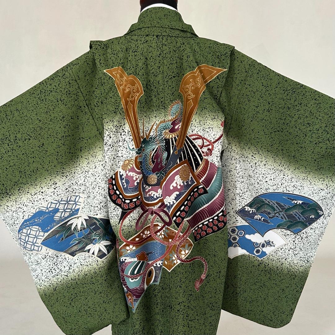 七五三７歳 羽織・羽織紐・着物・長襦袢・袴・帯・懐剣・ 肩上げ済み