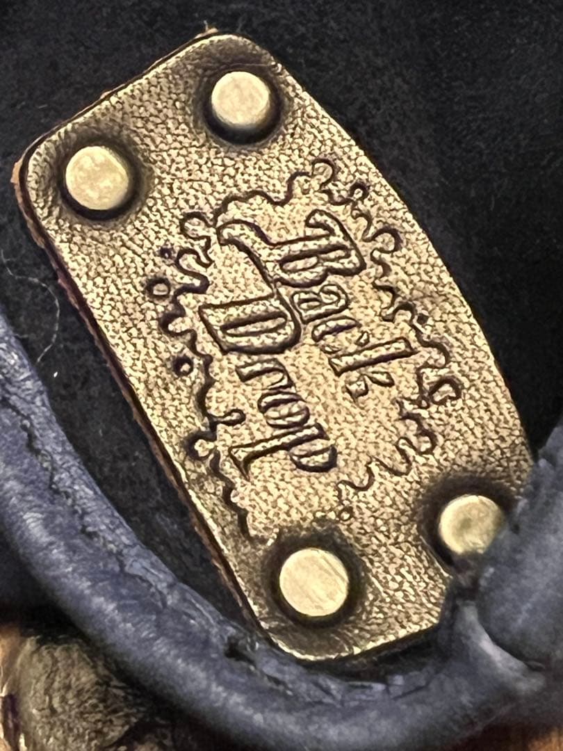 RATS x BackDropレザーグローブ　 ブルーカラー