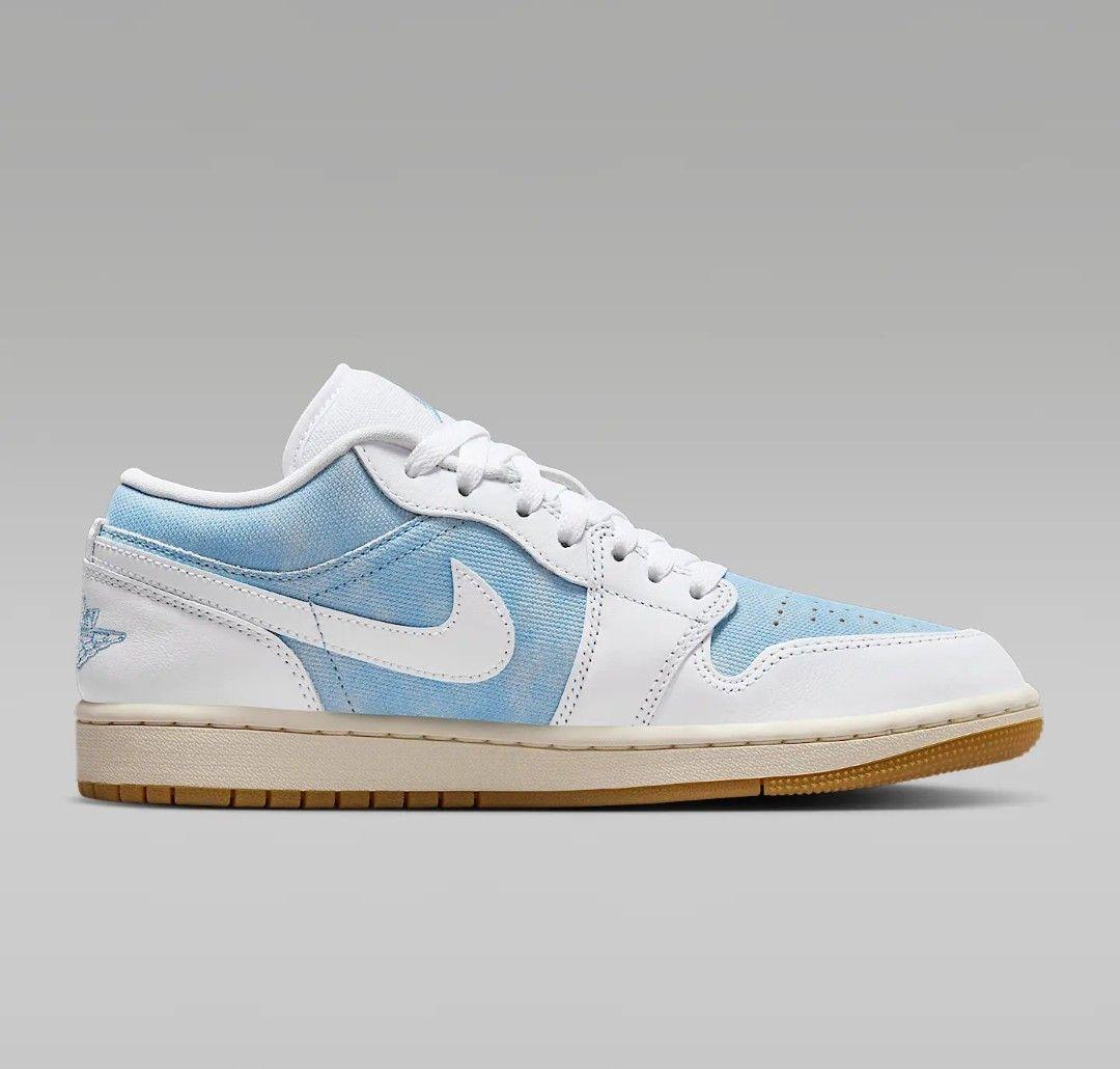 NIKE AIR JORDAN 1 LOW SE デニム ウォーンブルー23.5