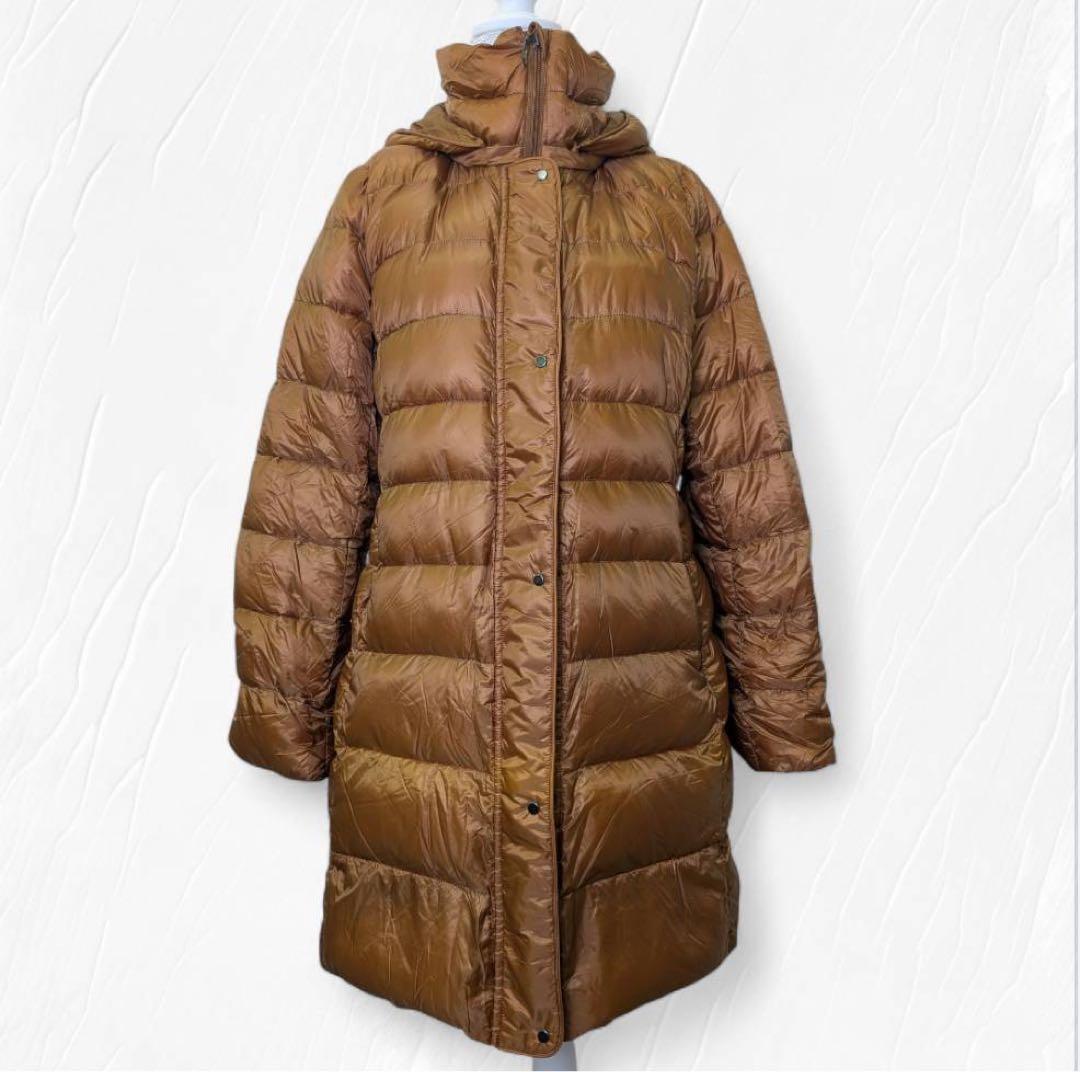 【未使用】Leilian レリアン ダウン ジャケット ブラウン 13号