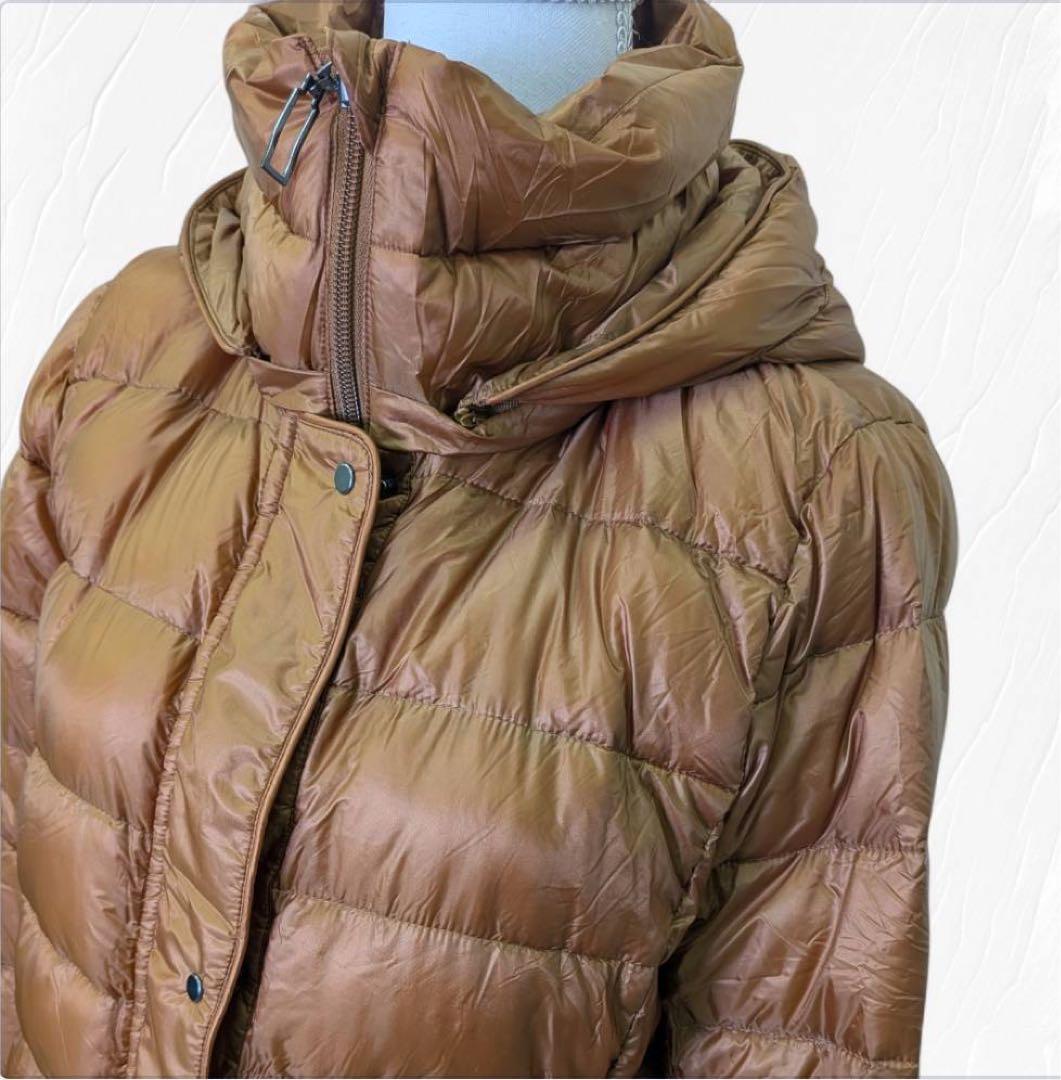 【未使用】Leilian レリアン ダウン ジャケット ブラウン 13号