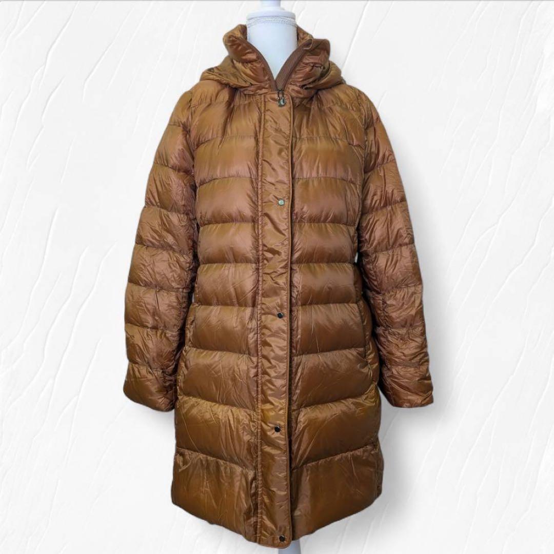 【未使用】Leilian レリアン ダウン ジャケット ブラウン 13号