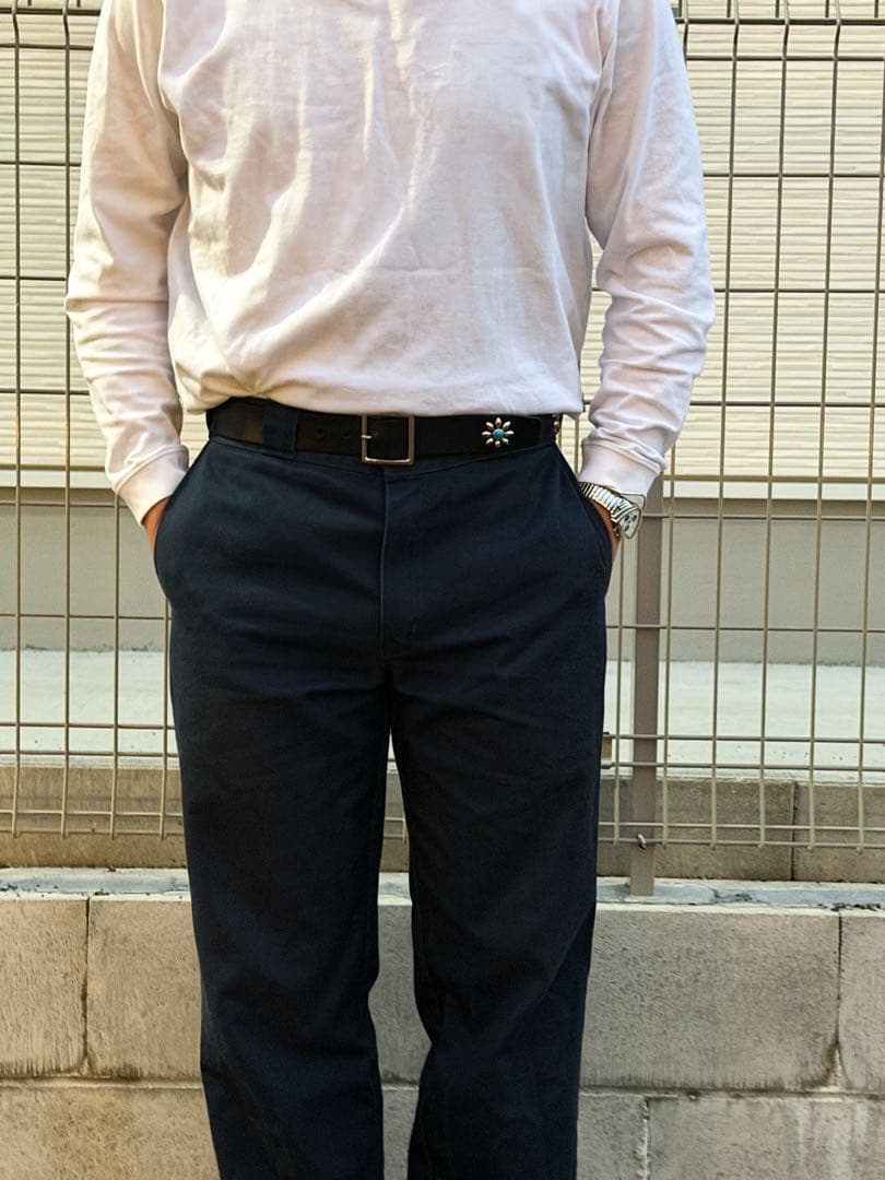 スタッズベルトフラワースイングオール35mm30inch96cm