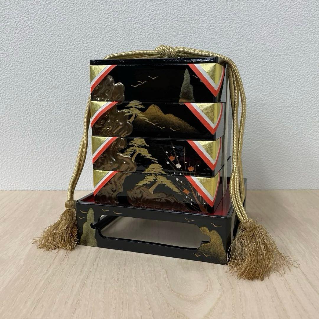 御雛人形　桃の節道具　雛道具　中金山水40号