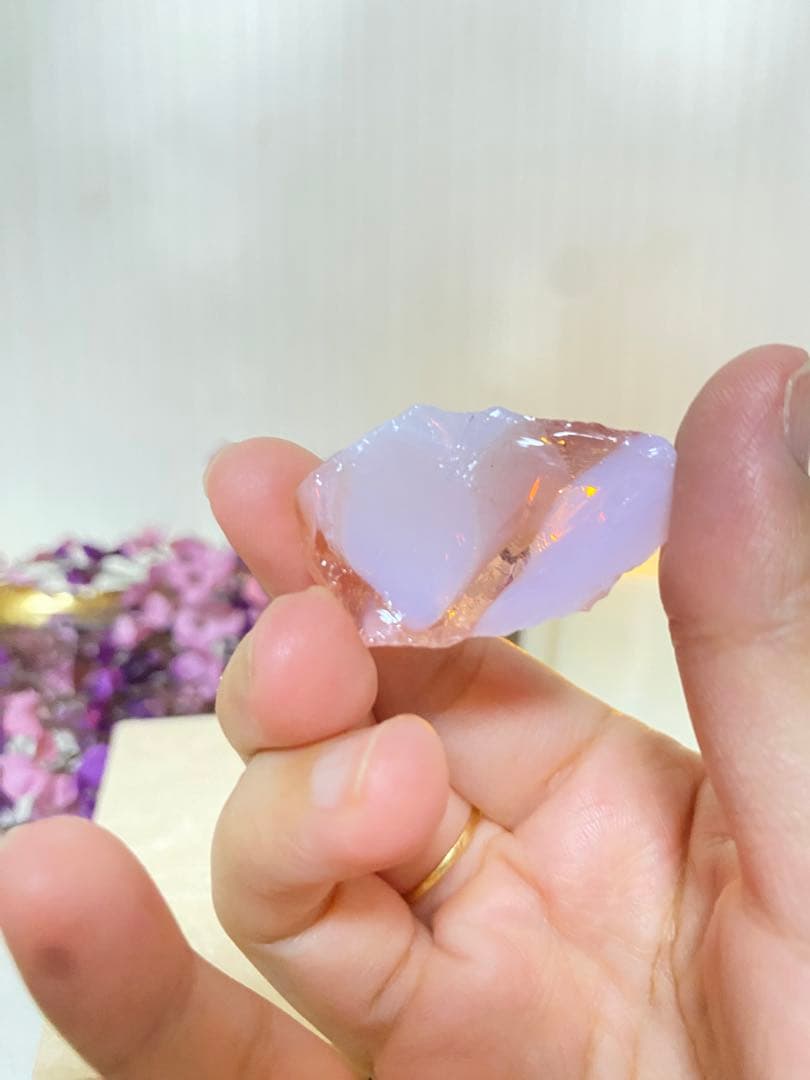 ピンクマルチ　アンダラクリスタル　アメリカ　シェラネバダ産　アンダラ　希少