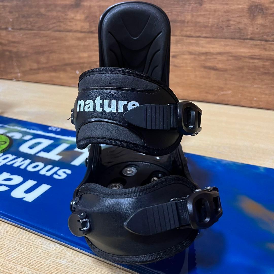 美品　nature ネイチャー スノーボード キッズ　ジュニア　3点 120cm