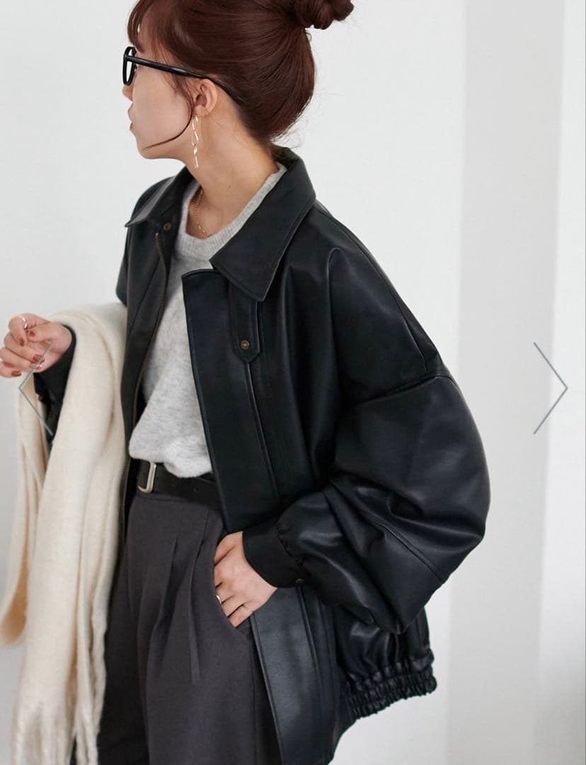【中古・美品】ヴィンテージPUレザージャケット