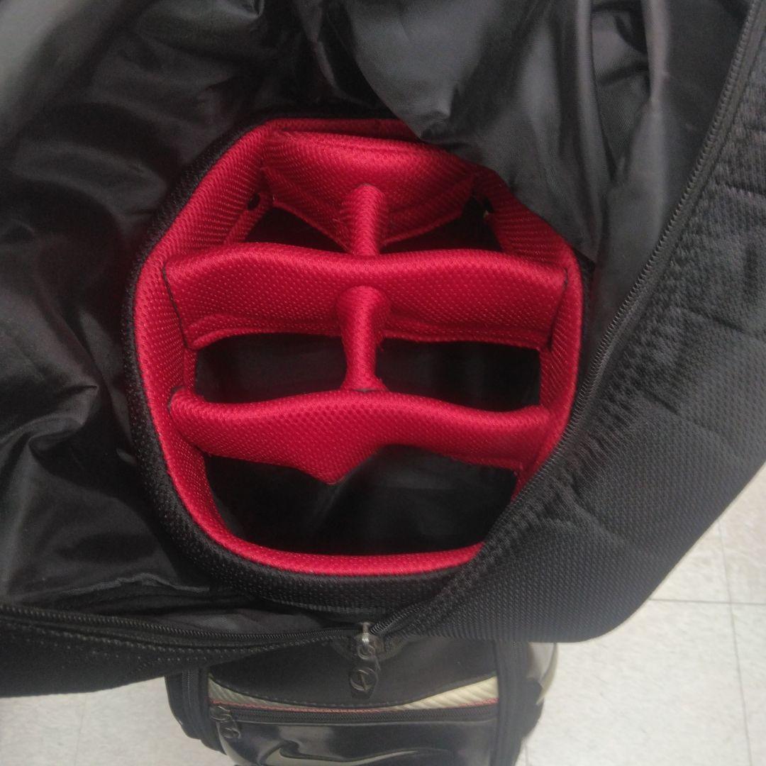 NIKE ナイキゴルフ　9型　キャディバッグ　ブラック　フード付き