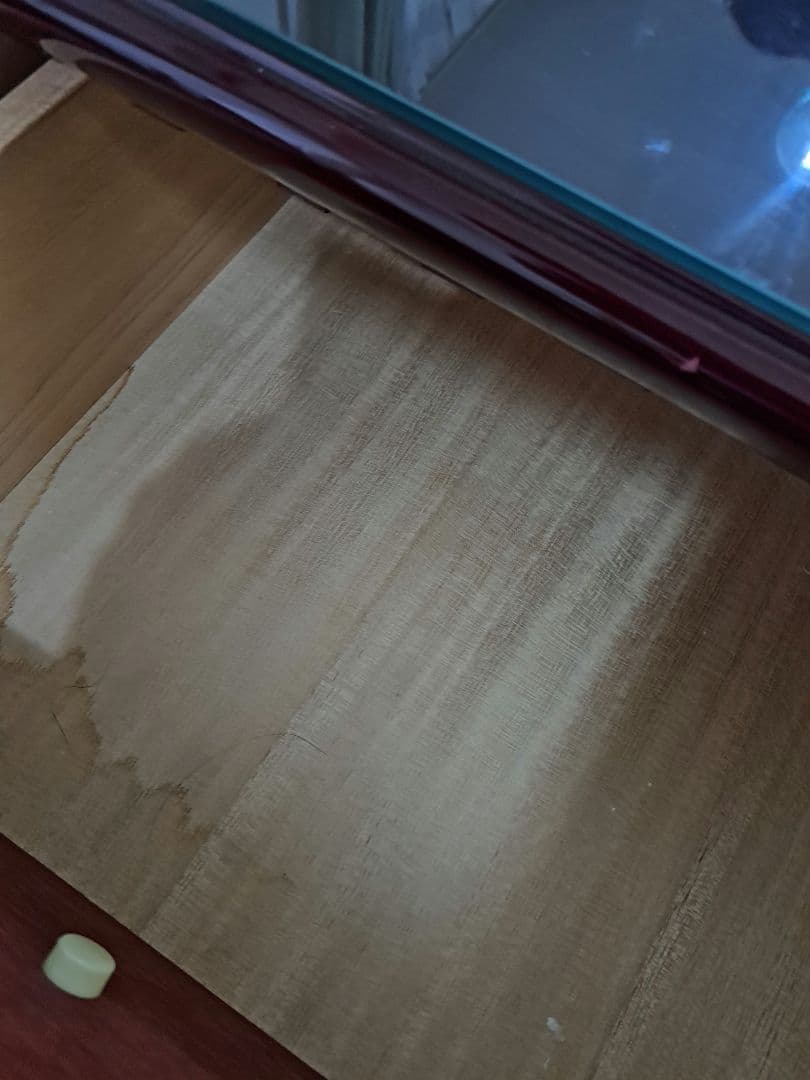 フランスミラー　ヴィンテージ丸二鏡台ドレッサーアンティーク ※椅子セット販売