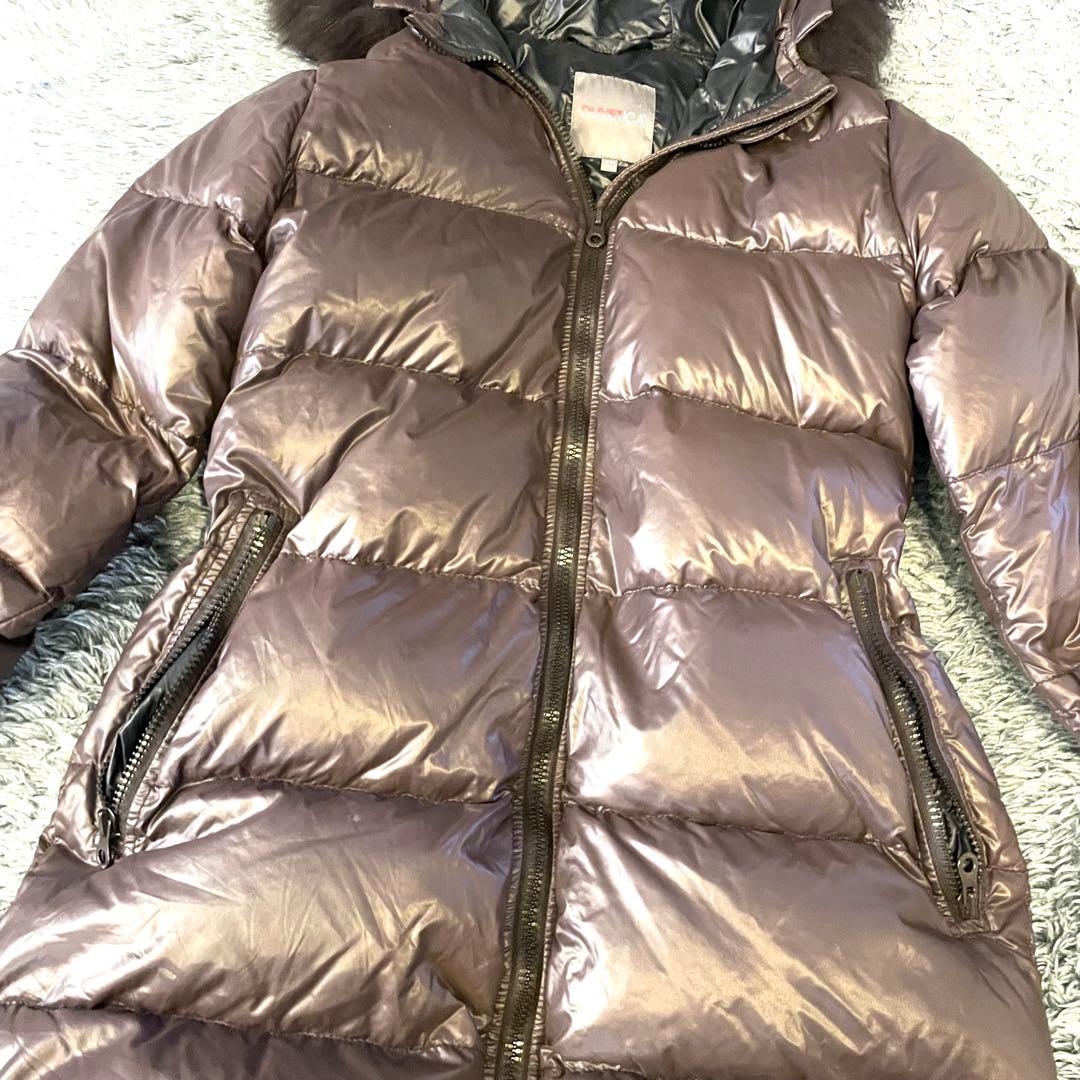 【美品】デュベティカ KAPPA ダウンコート Aライン ラクーンファー 光沢