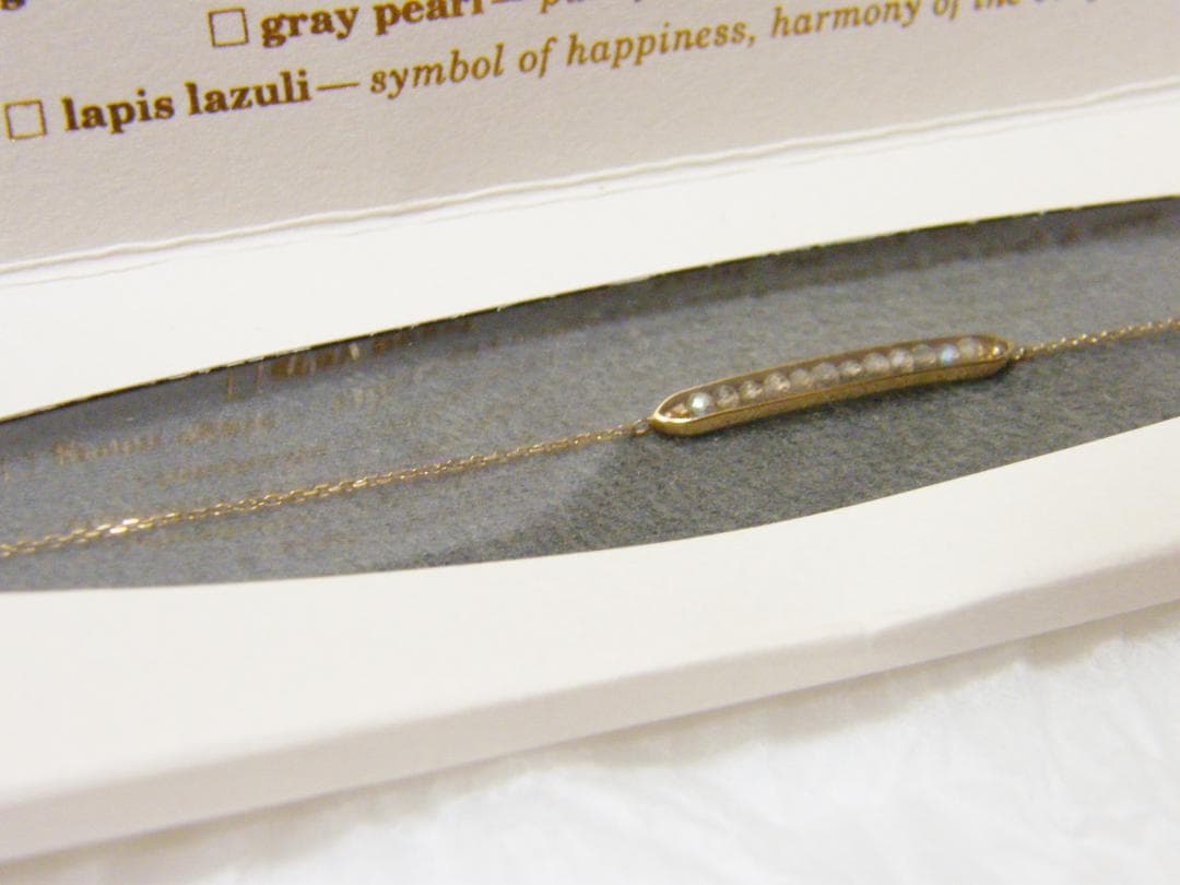 agete アガット スキニーブレスレット K10