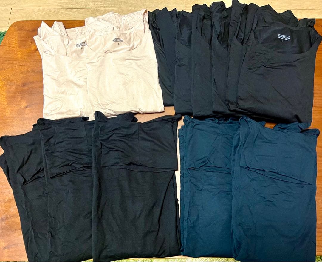 ゆ*か様 ユニクロUNIQLOヒートテックレディースLサイズ13枚セット