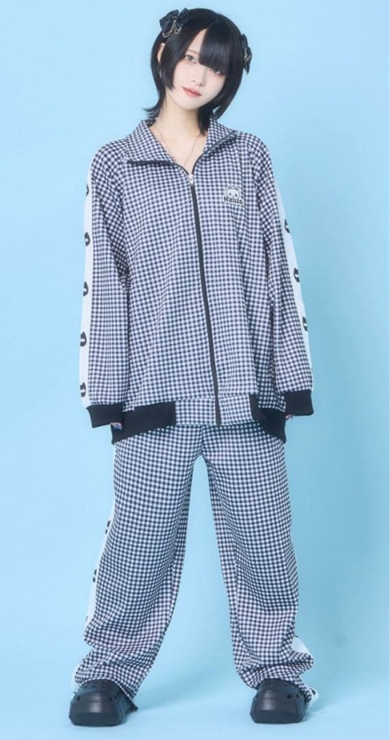 Hauls ジャージ セットアップ ギンガム