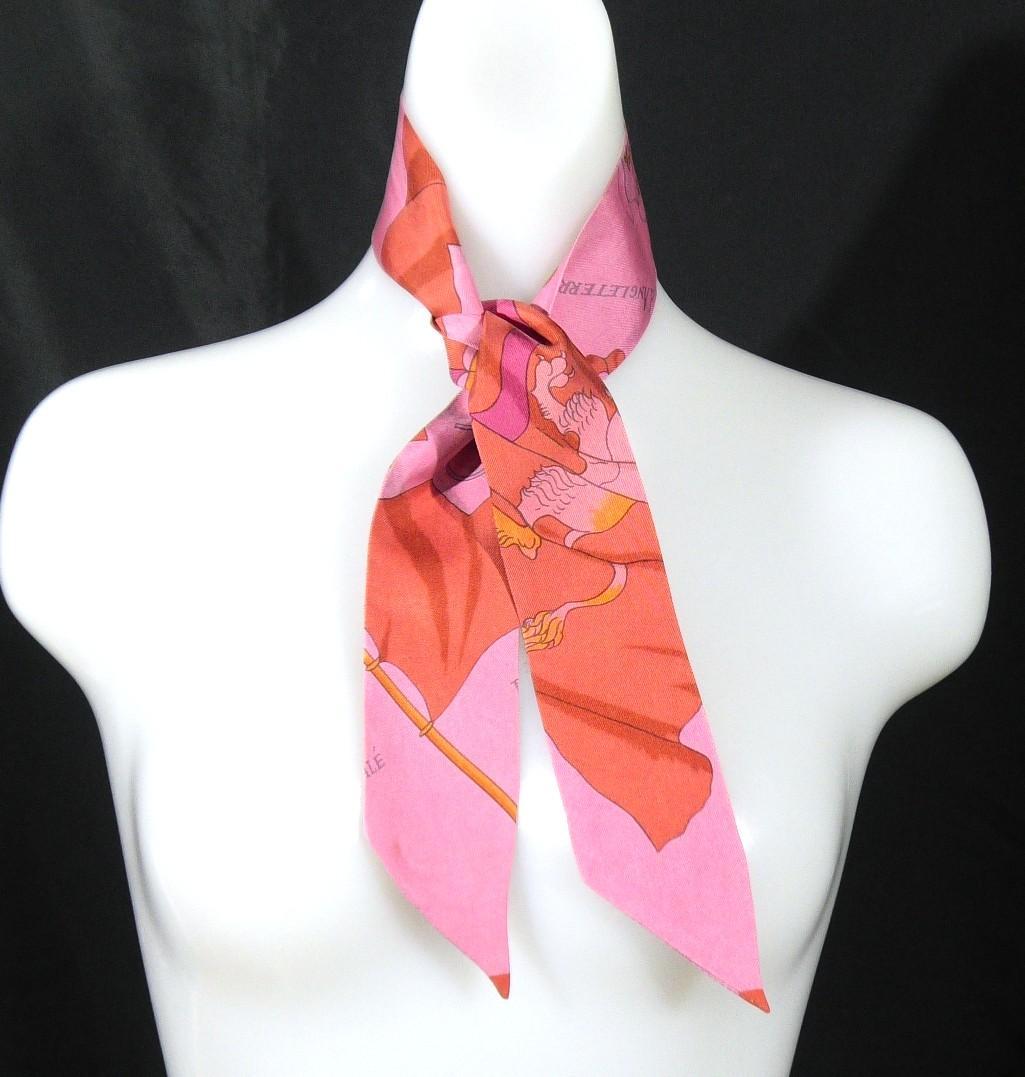 HERMES エルメス　スカーフ　ツイリー　D500