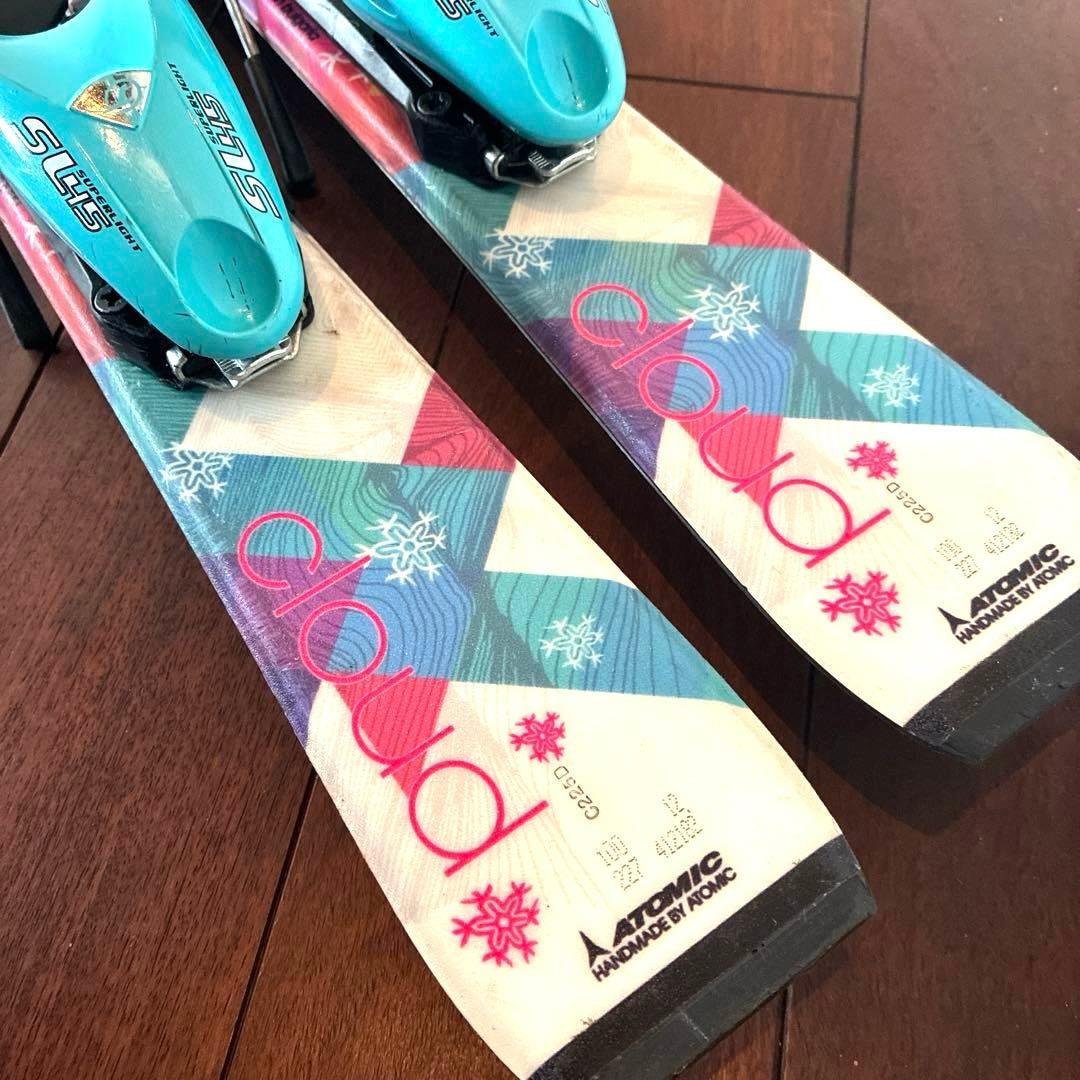 【美品】Atomic スキー 100CM バインディング付き　メンテナンス済み