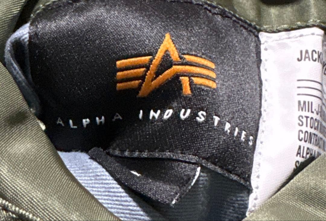 極美品　alpha reversible ma-1 flight jacket