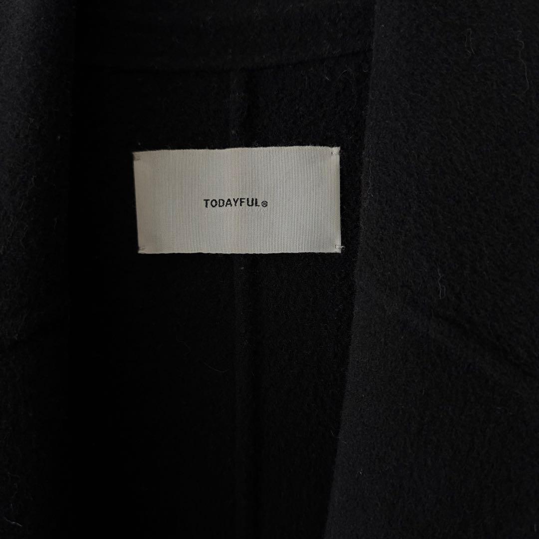 TODAYFUL Wool Over Coat ブラック　38