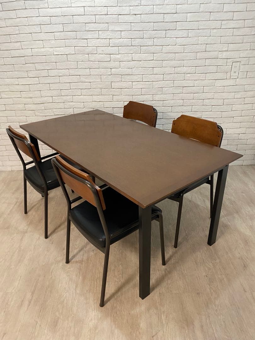 【自由】ウニコ　ダイニングセット　テーブル　4脚　チェア　椅子