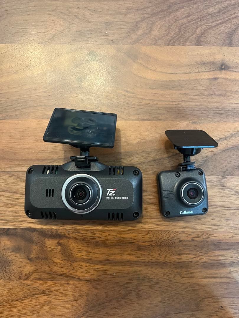 セルスターTZ-R203L TZ-D201レーダー探知機 前後ドラレコセット
