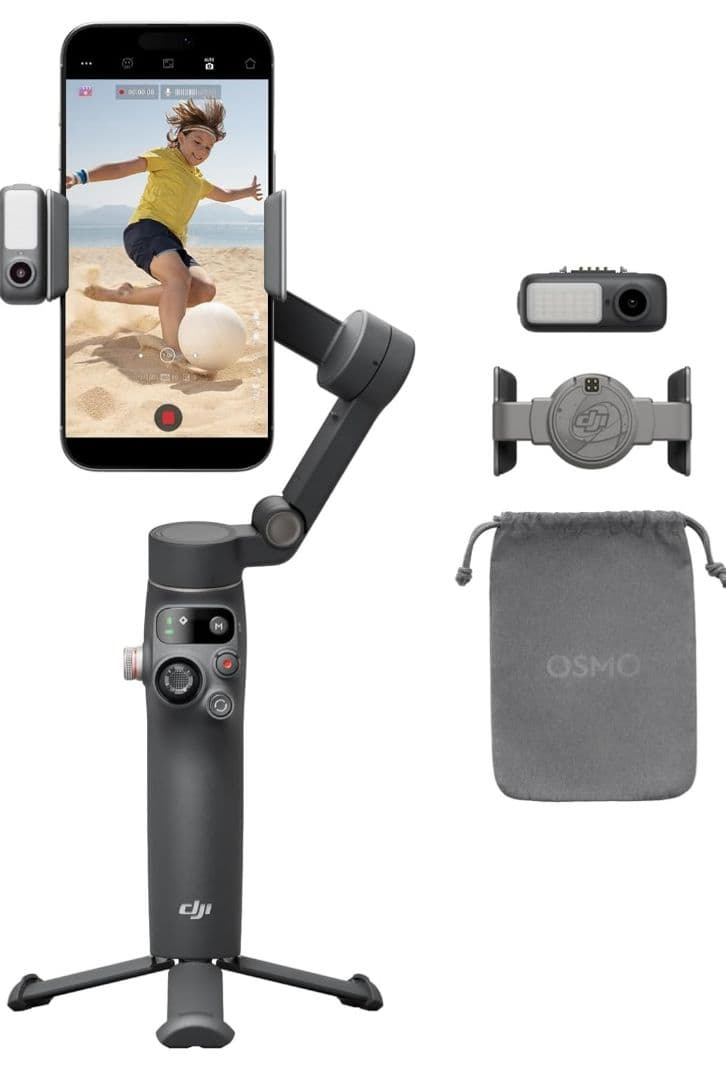 【大幅値下げ】DJI Osmo Mobile 7P + DJI mic mini