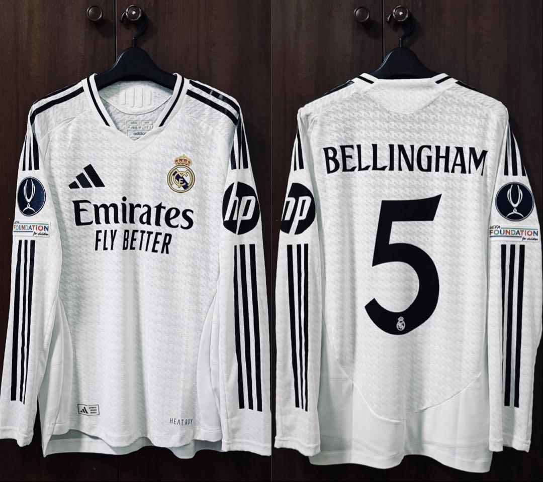 【正規品】レアルマドリード 24/25 #5 ベリンガム　オーセンティック