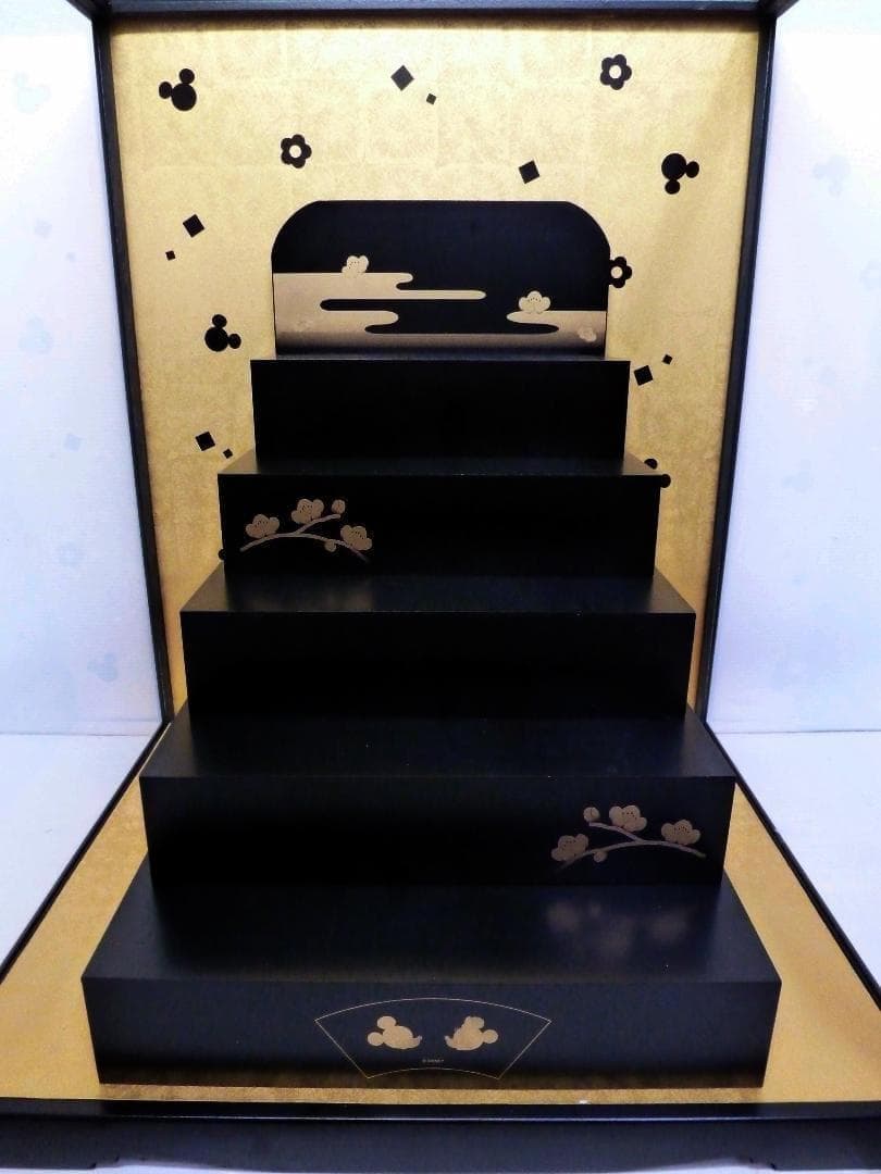 ディズニー ひな飾り 5段 ガラスケース付 雛壇 ひな壇 お雛様 ひな人形