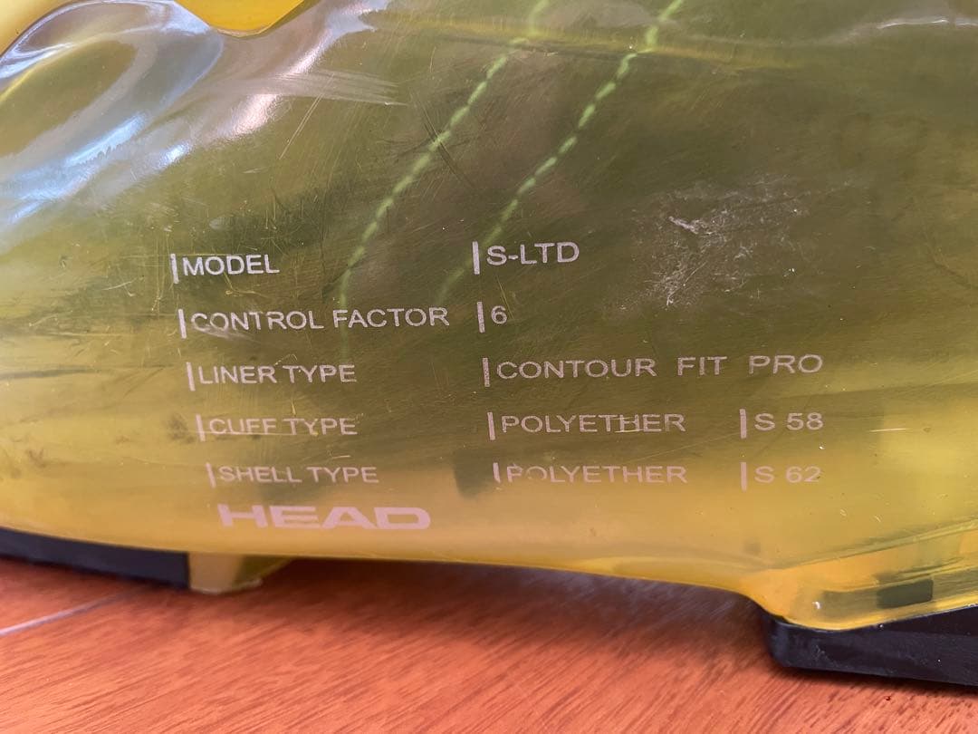 HEAD BLAX　アルペンブーツ イエロー