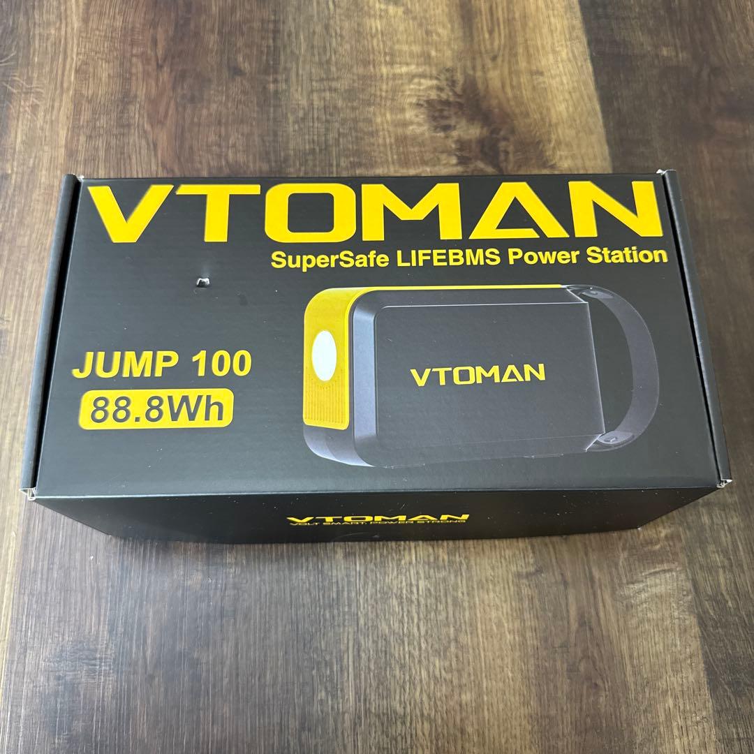VTOMAN Jump100 ポータブル電源 100W 88.8Wh リン酸鉄p